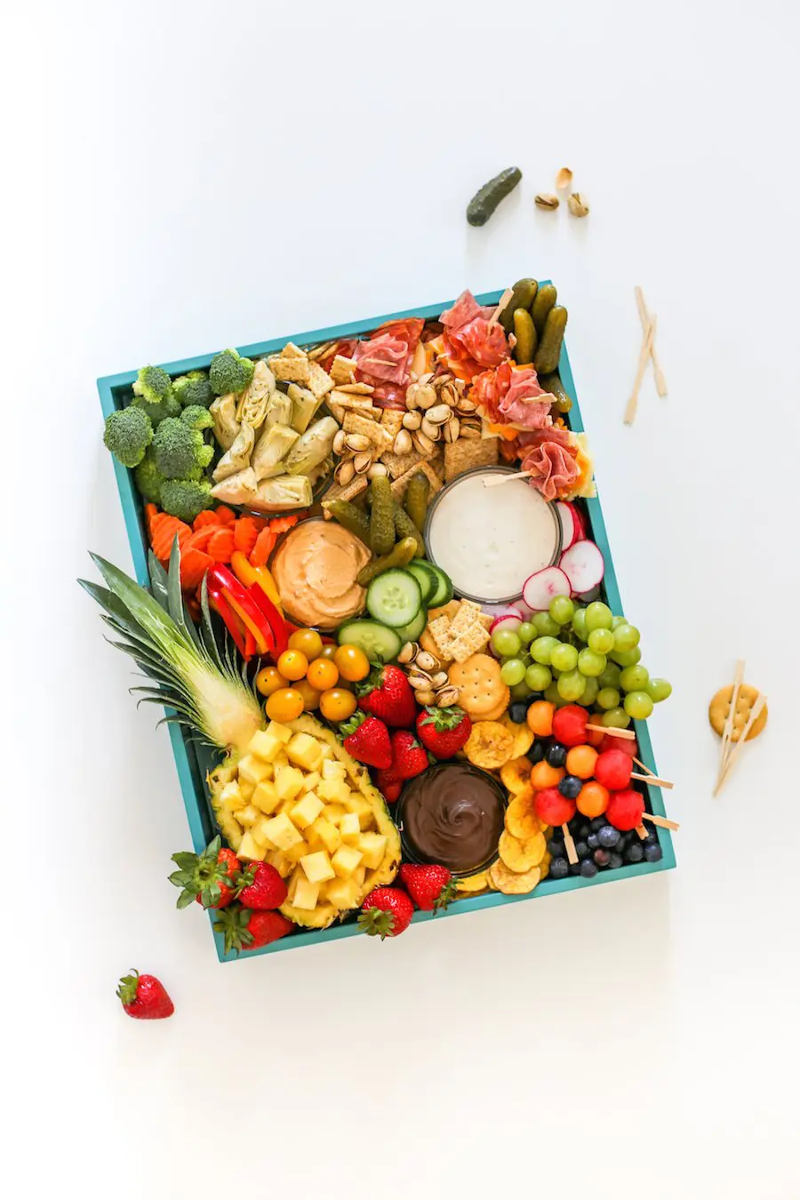 Ultimate Summer Party Platter on a Budget // Salty Canary