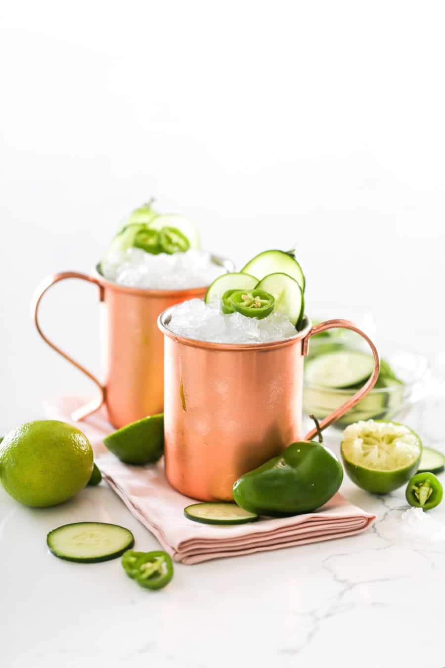 Jalapeño Cucumber Mule Recipe // Salty Canary