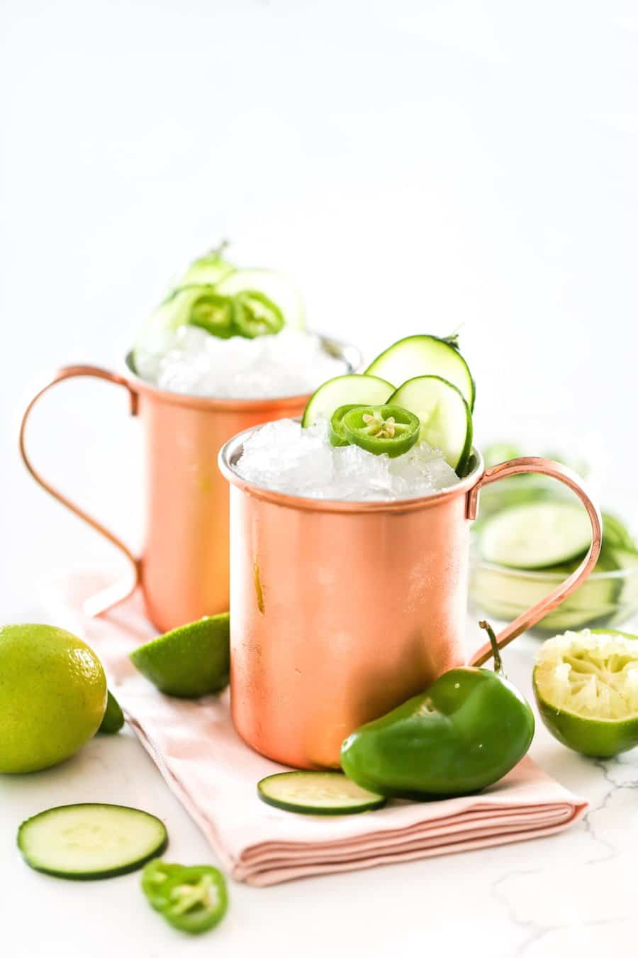 Jalapeño Cucumber Mule Recipe // Salty Canary