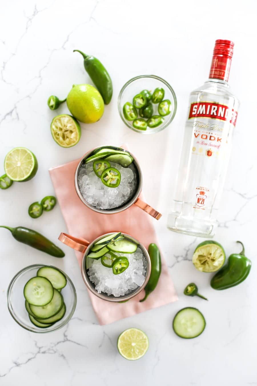 Jalapeño Cucumber Mule Recipe // Salty Canary