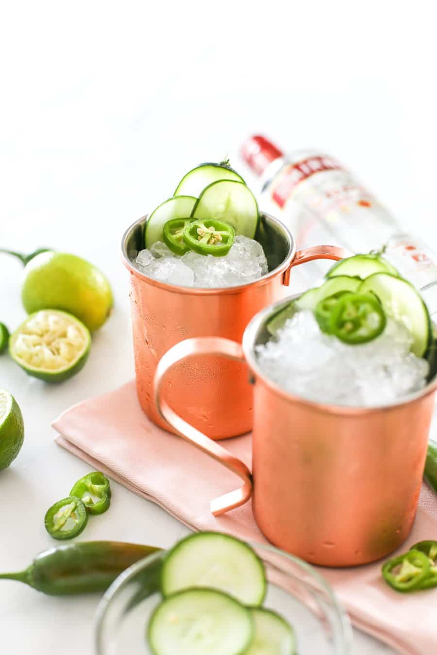 Jalapeño Cucumber Mule Recipe // Salty Canary