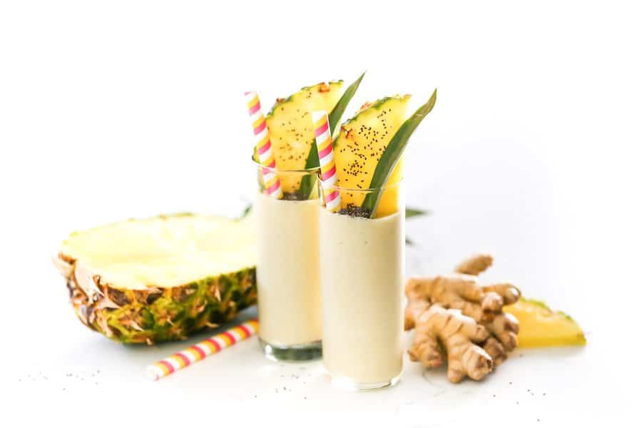 Pineapple Ginger Smoothie Recipe // Salty Canary