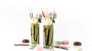 Matcha Mochi Milkshake, Over-the-Top Freakshake, Dessert Recipe, Green Tea, Salty Canary