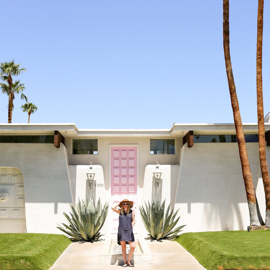 Most Insta-Worthy Spots in Palm Springs, Best Places for Instagram Photos in Palm Springs, That Pink Door, Door Tour in Palm Springs, Moorten Botanical Garden, The Parker Palm Springs, Korakia Pensione, The Saguaro, The Ace Hotel, Salvation Mountain, Joshua Tree, The Integratron, Best Places to Take Pictures in Palm Springs, Most Instagrammable Places in Palm Springs