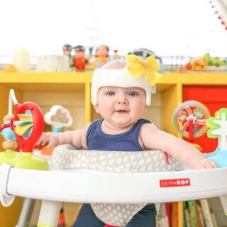 My Baby's Plagiocephaly and Helmet Before and After // Salty Canary