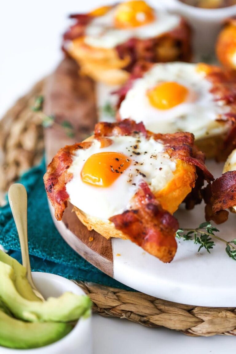 Bacon, Sausage & Egg Biscuit Cups Salty Canary