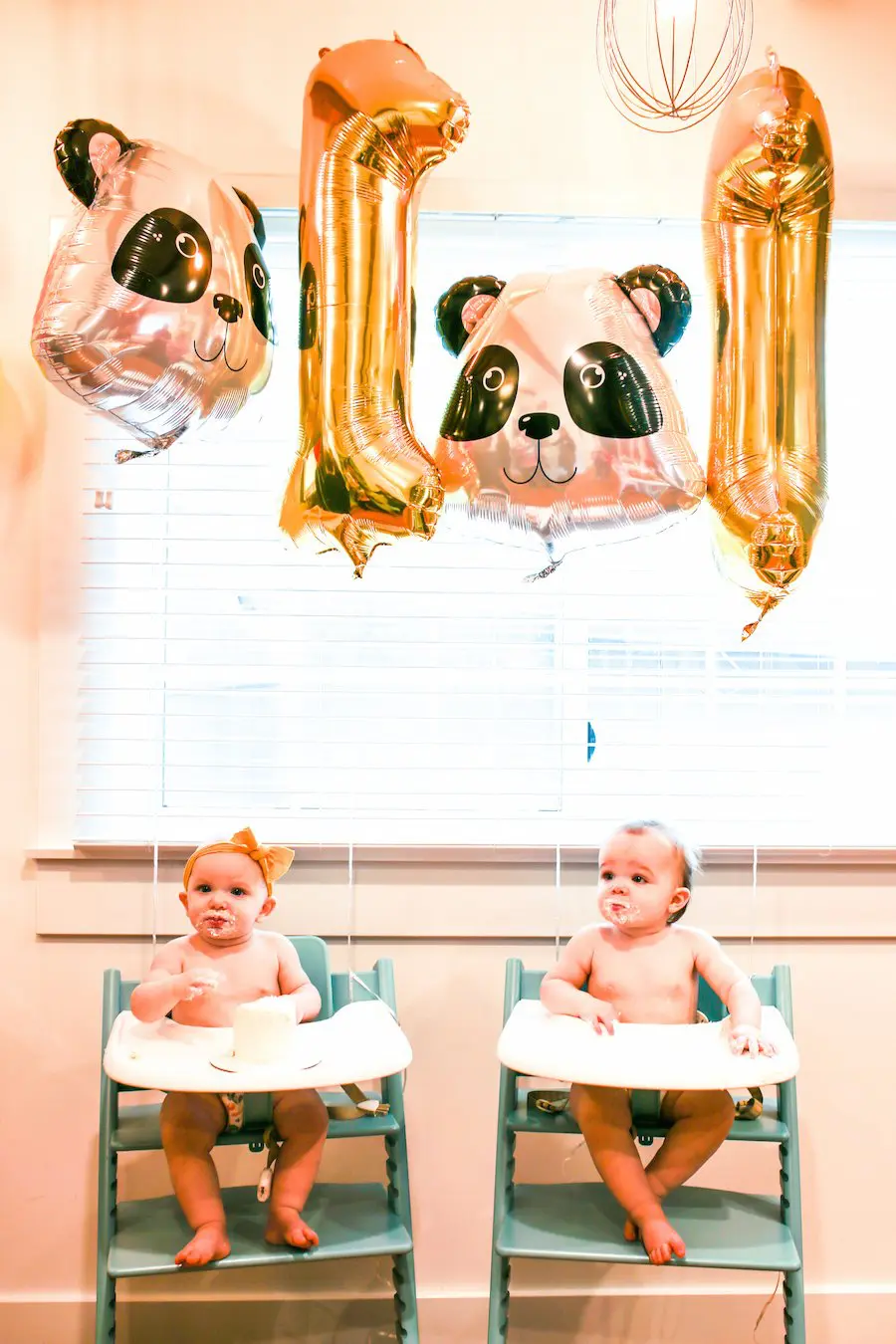 Its Pandamonium Panda Twin Birthday Party // Salty Canary