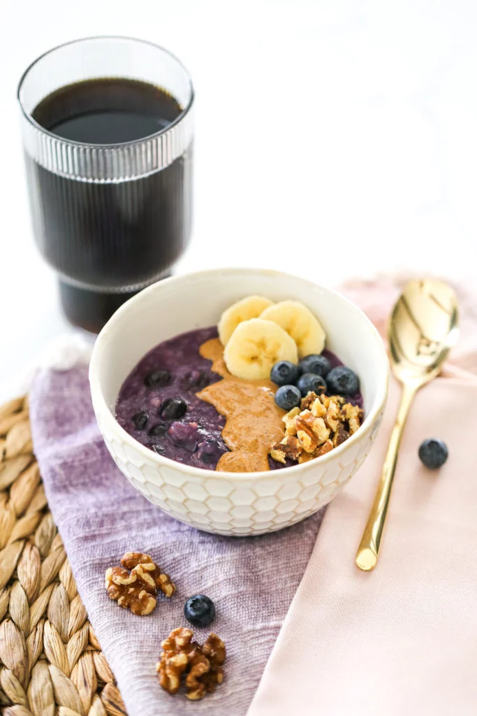 Blueberry Banana Oatmeal // Salty Canary