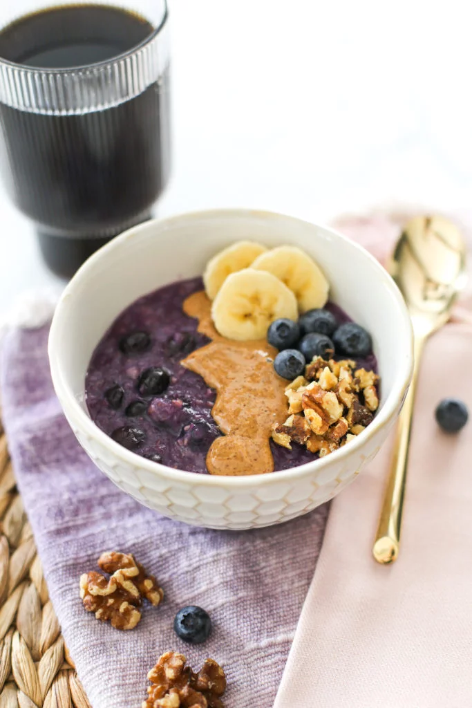 Blueberry Banana Oatmeal // Salty Canary