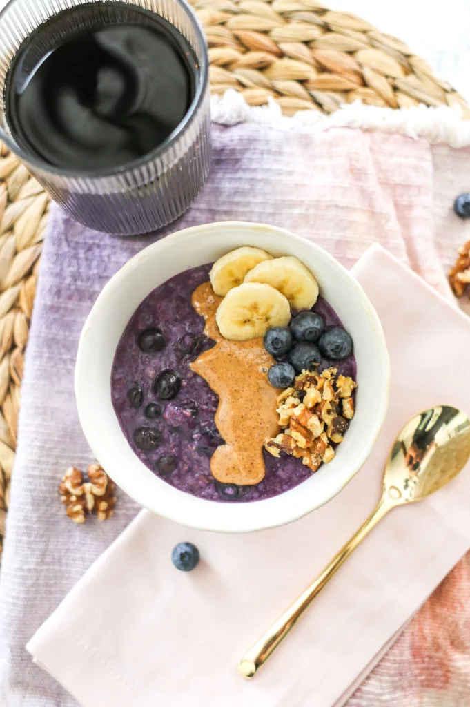 Blueberry Banana Oatmeal // Salty Canary