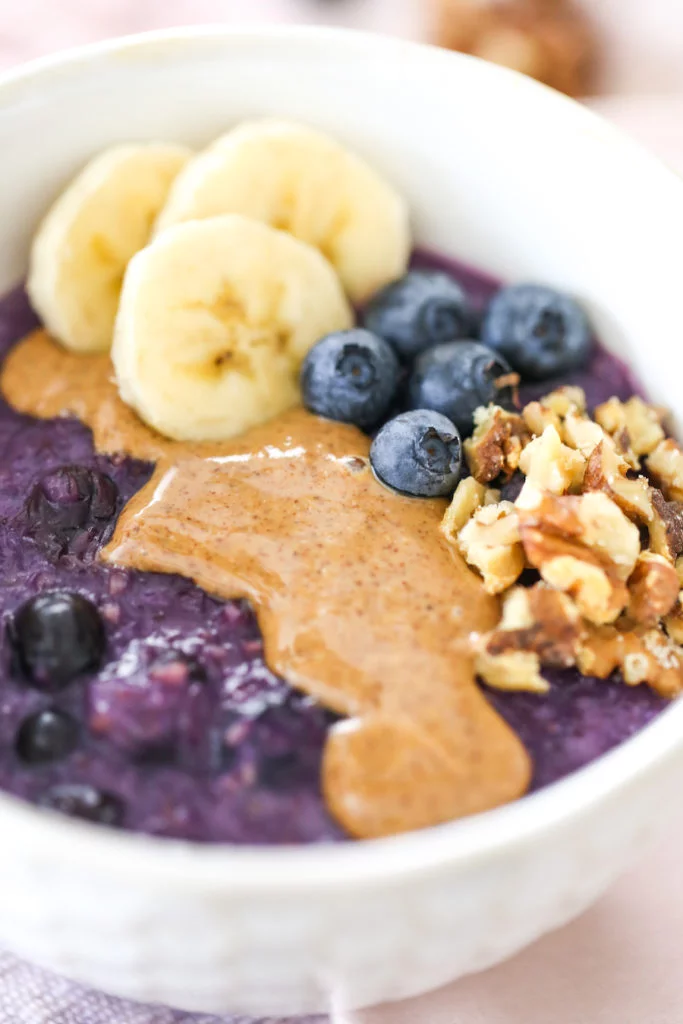 Blueberry Banana Oatmeal // Salty Canary