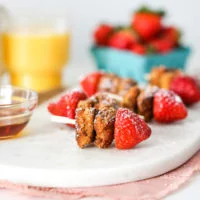 Strawberry French Toast Kabobs