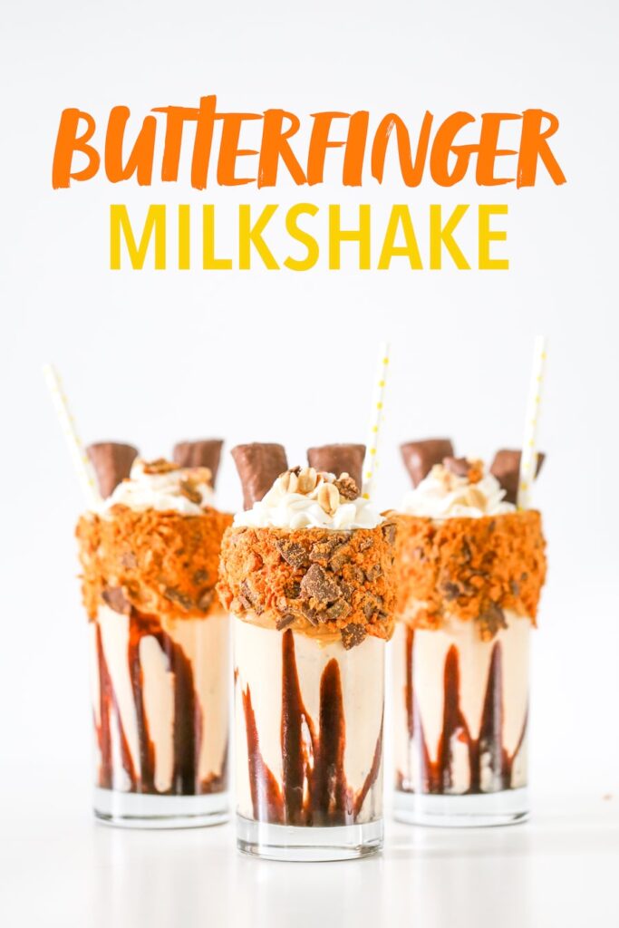 Butterfinger Milkshake Recipe Salty Canary