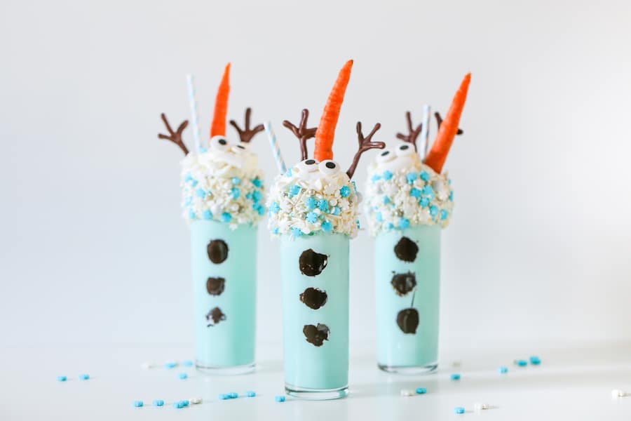Melted Olaf Snowman Milkshake Recipe - Frozen Movie