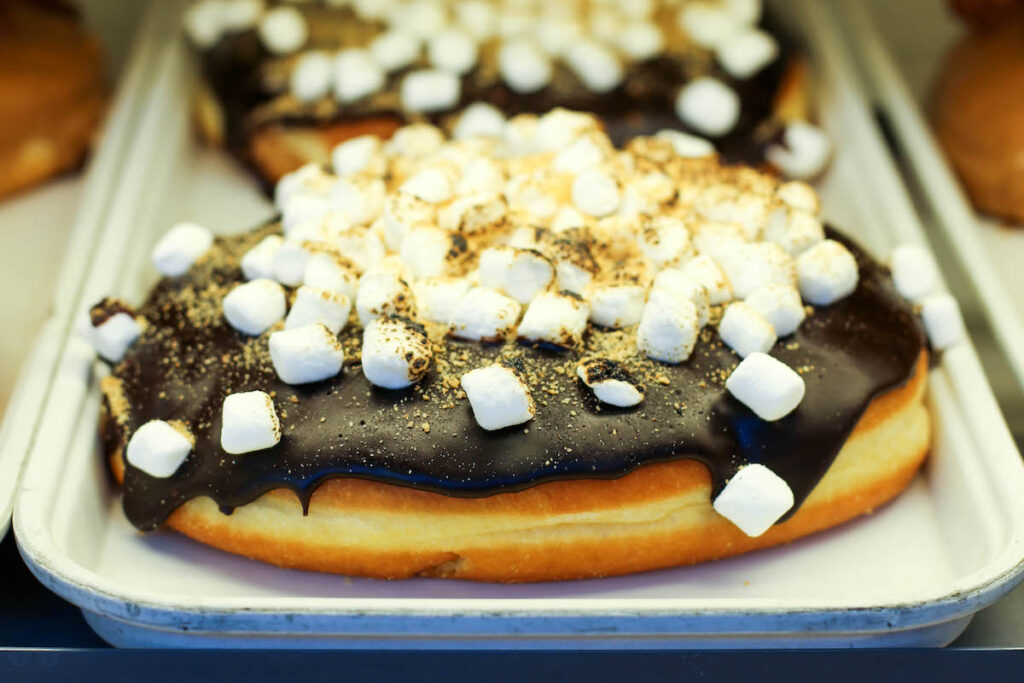 Lard Lad Simpsons Donuts at Universal Studios Hollywood Salty Canary